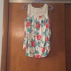 Cold shouldered blouse